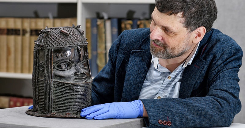 Looted Benin Bronze being returned to Nigeria by a UK university