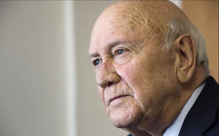 FW de Klerk, last president of apartheid South Africa, dies aged 85