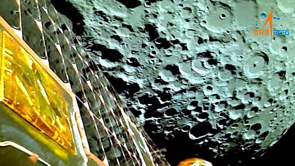 images sent by Chandrayaan-3 show the craters on the moonsurface getting larger and larger as the spacecraft gets closer Courtesy ISRO