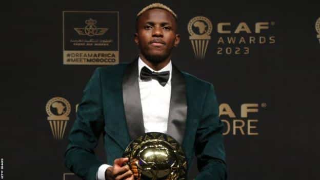 Nigeria dominates CAF 2023 Victor Osimhen Wins Men’s Player of The Year Award