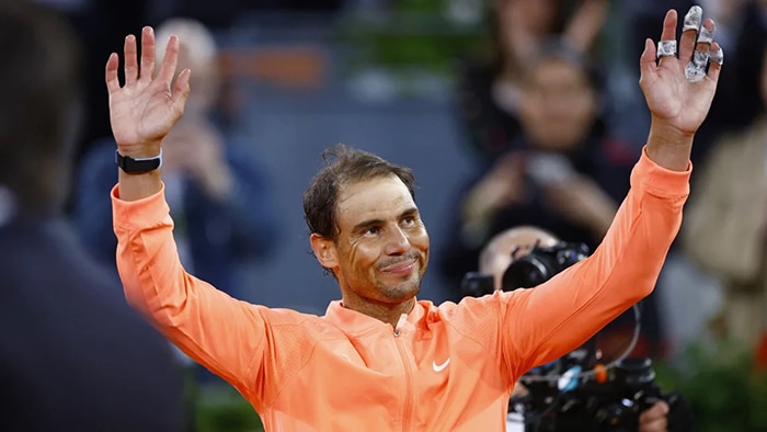 Nadal lost in the fourth round of the Madrid Open